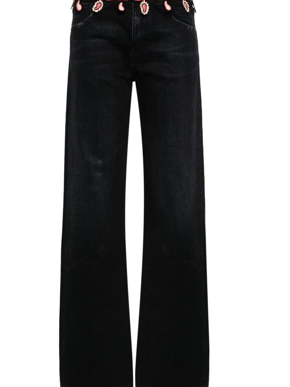 Affordable Inner Alanui Energy straight-leg Women jeans 0808